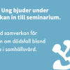 Under Järvaveckan bjuder Misa Ung in till seminarium.
